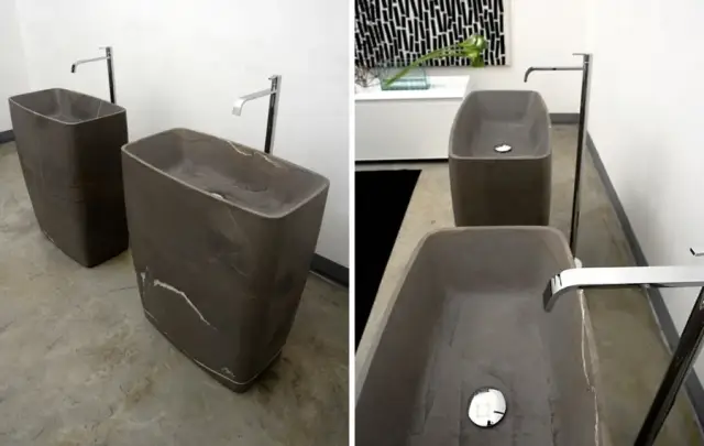 Раковина Antonio Lupi Tender TENDERSG камень Stone Grey