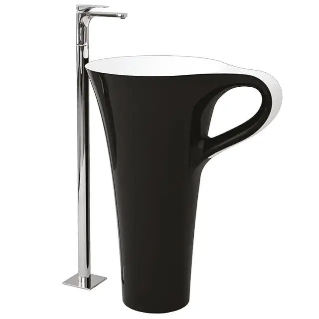 Раковина Art Ceram CUP OSL004.01;50 белый/снаружи черный