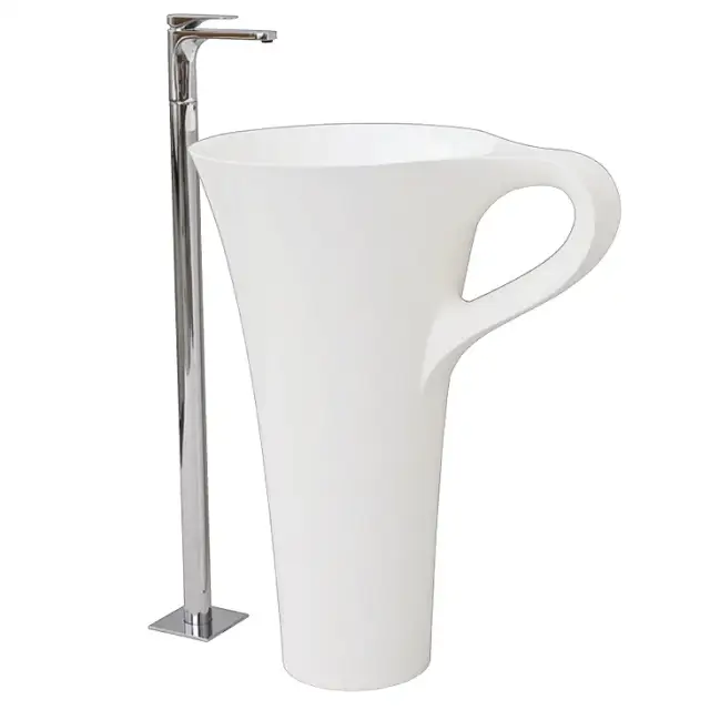 Раковина Art Ceram CUP OSL004.01;00 белый блестящий