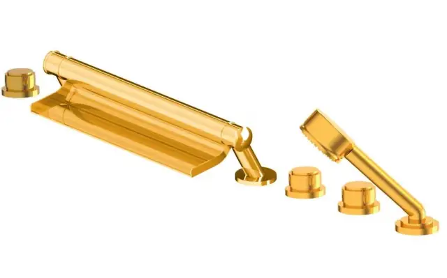 Смеситель для ванны Cristal&Bronze ALLIANCE C29-D1-3307 золото