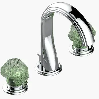 Смеситель для раковины THG DRAGON JADE U5H.H03.151M состаренное серебро