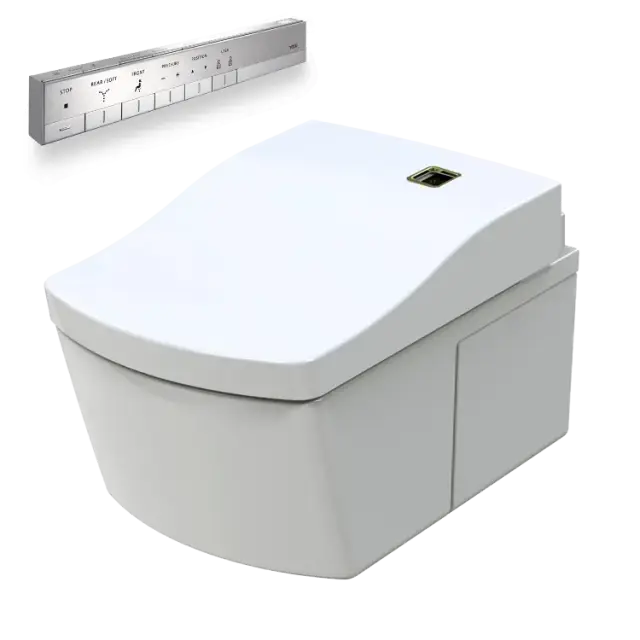 Крышка для подвесного унитаза, с дистанционным управлением 42.3*67.5*h11.9, белый