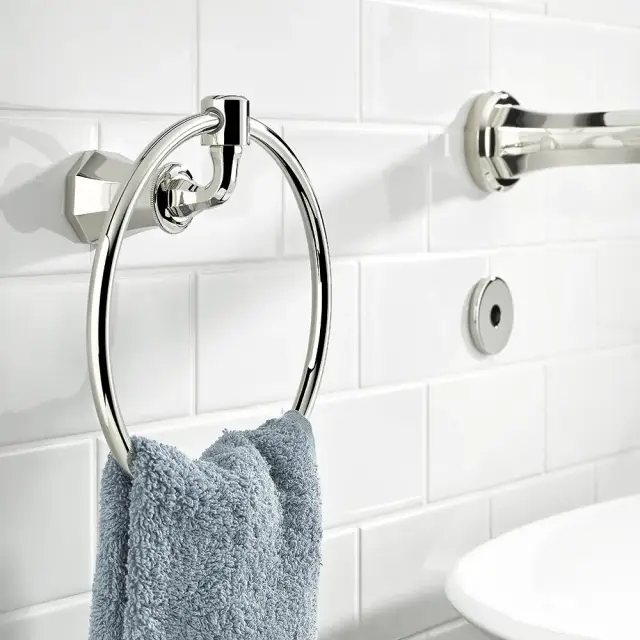 Держатель для полотенец THG Tradition A58.A02.504N хром