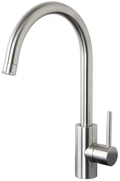 Смеситель для кухни Carlo Frattini Kitchen F7057INOX нержавеющая сталь