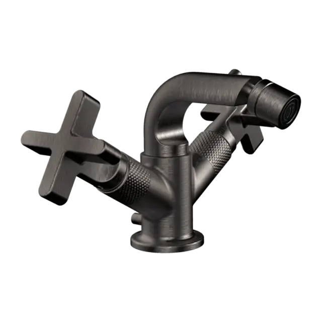 Смеситель для биде Gessi INCISO 58127#707 цвет-Black Metal Brushed PVD