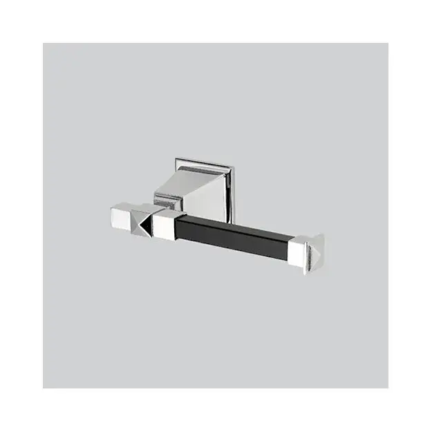 Держатель для туалетной бумаги Devon&Devon Time black TM311CRBL хром/черный