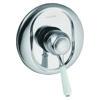 Смеситель для душа Carlo Frattini Bell F3369/1CR хром, ручка - белая