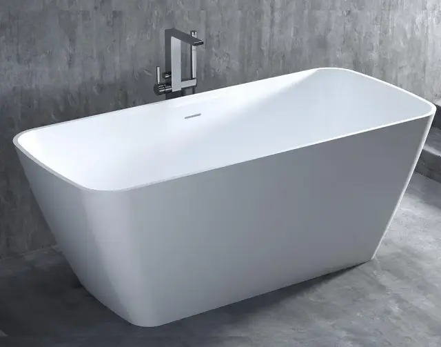 Ванна SALINI AGATHA 100221M S-Stone матовый белый/дон.клап. Up&Down белый