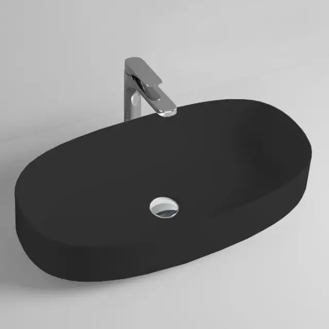 Раковина Art Ceram COGNAC 68 COL005.03;00 черный блестящий