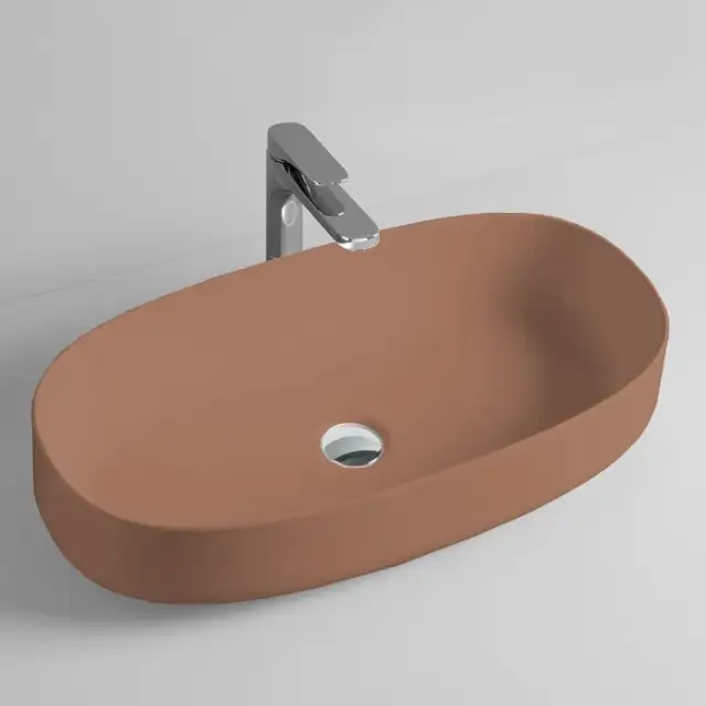 Раковина Art Ceram COGNAC 68 COL005.40;00 marrone tortora opaco