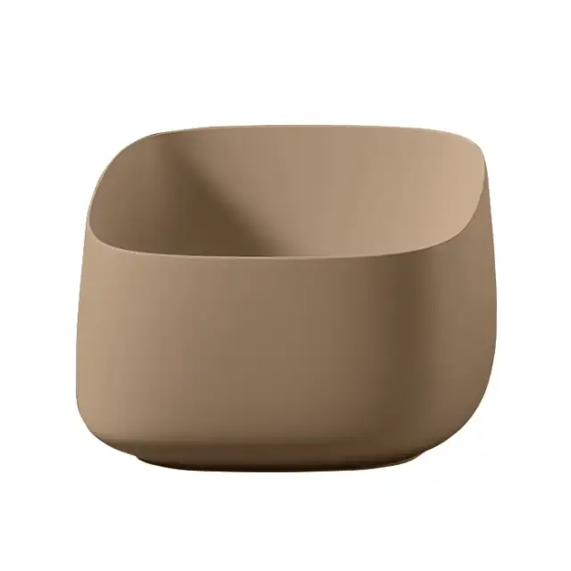 Раковина Art Ceram COGNAC QUADRO 43 COL006.40;00 marrone tortora opaco