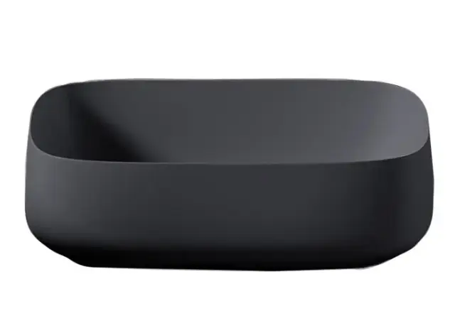 Раковина Art Ceram COGNAC QUADRO 56 COL009.03;00 черный блестящий