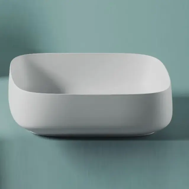 Раковина Art Ceram COGNAC QUADRO 56 COL009.05;00 белый матовый