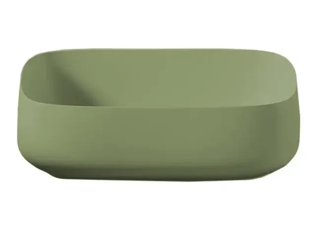 Раковина Art Ceram COGNAC QUADRO 56 COL009.44;00 verde salvia opaco