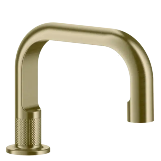 Излив Gessi INCISO 58091#727 цвет-браш.латунь PVD