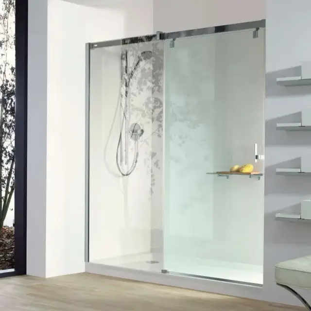 Ограждение в нишу HUPPE Vista Pure VR0009.C91.322 хром/прозрачное стекло