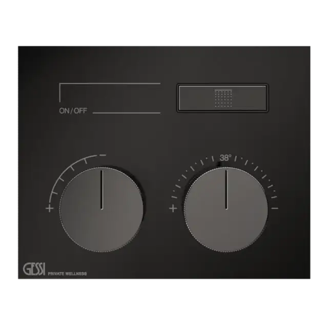 Термостат Gessi HI-FI 63002#706 Black Metal PVD