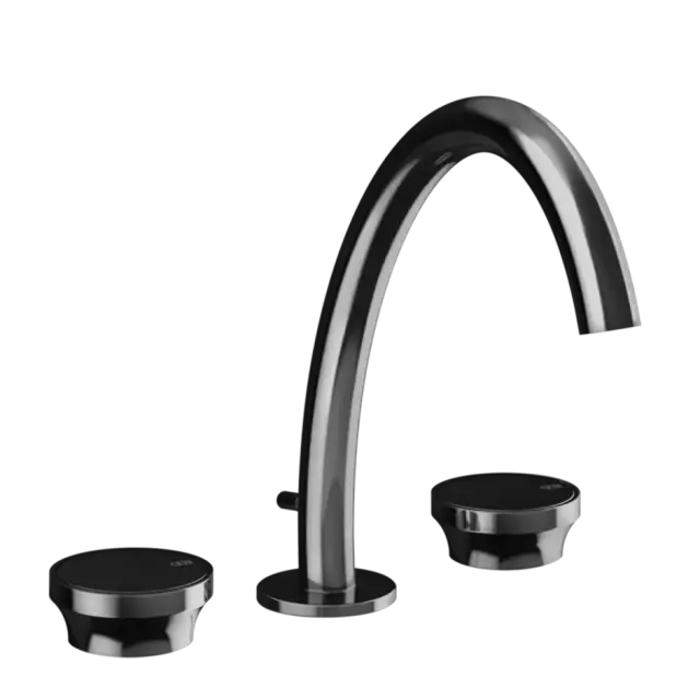 Смеситель для раковины Gessi ORIGINI 66013#706 Black Metal PVD