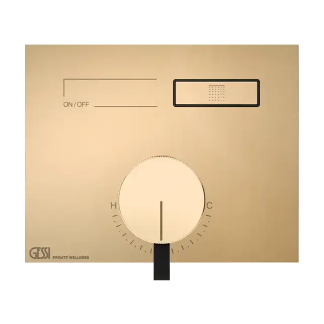 Смеситель для душа Gessi HI-FI MIXER 63061#735 Warm Bronze PVD