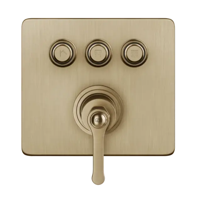 Смеситель для душа Gessi HI-FI ECLECTIC 65244#726 Warm Bronze Brushed PVD