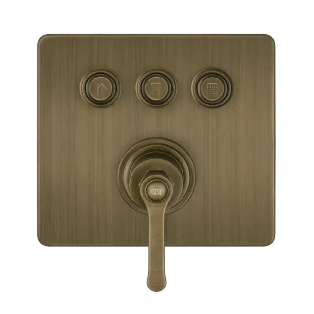 Смеситель для душа Gessi HI-FI ECLECTIC 65244#713 античная латунь