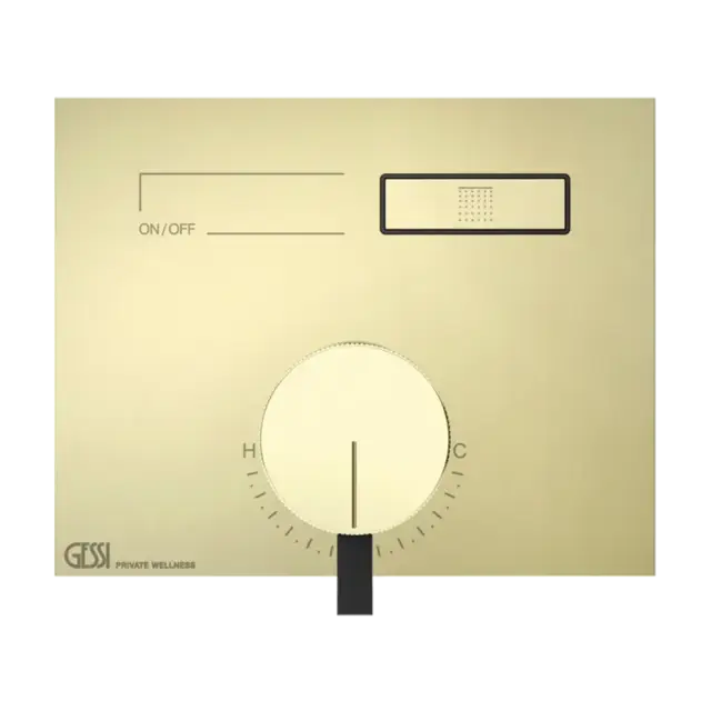 Смеситель для душа Gessi HI-FI MIXER 63061#710 цвет-латунь PVD