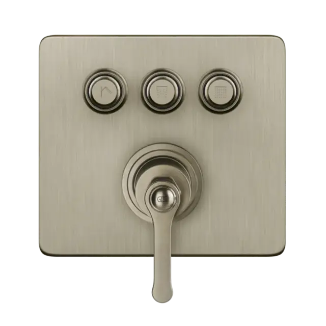 Смеситель для душа Gessi HI-FI ECLECTIC 65244#149 FINOX BRUSHED NICKEL