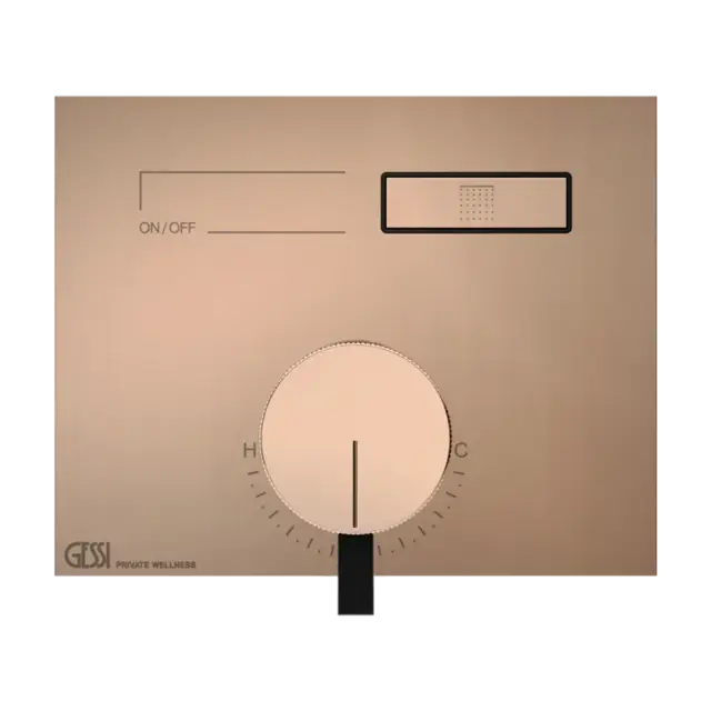 Смеситель для душа Gessi HI-FI MIXER 63061#030 Медный PVD