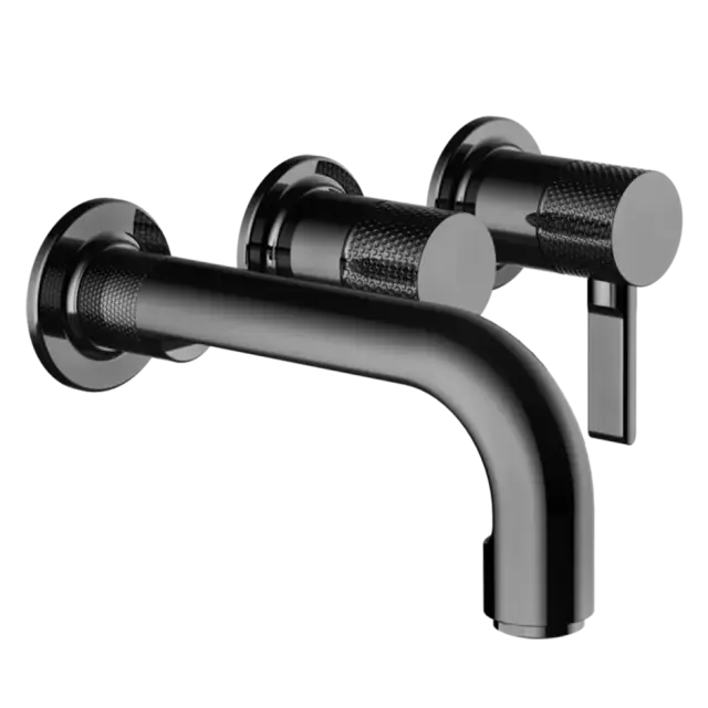 Смеситель для ванны Gessi INCISO 58342#706 Black Metal PVD