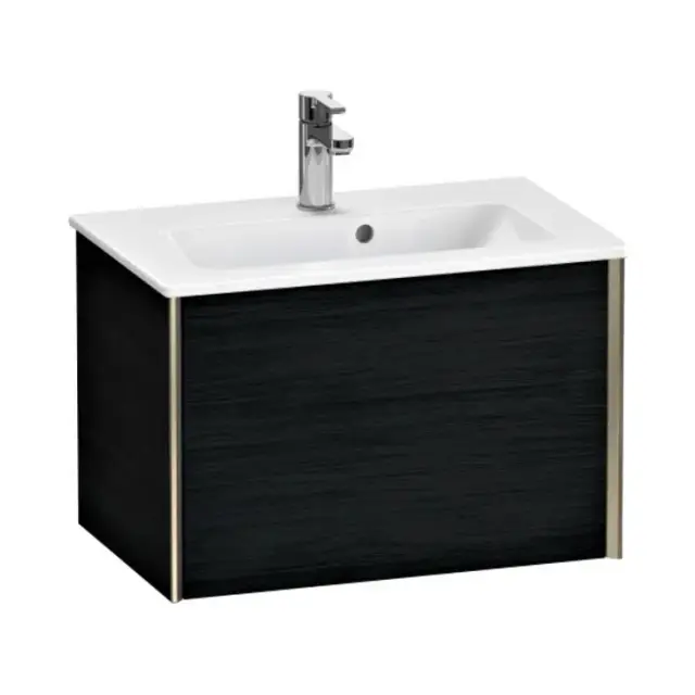 База под раковину Duravit XViu XV40780B116 Black Oak-16/рама champagne матовый-B1
