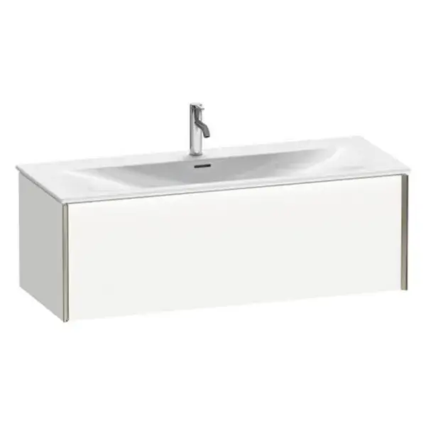 База под раковину Duravit XViu XV40360B118 белый матовый-18/рама champagne матовый-B1
