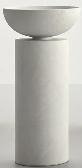 База под раковину Milldue Saba 4351 CEMENTO BIANCO CARTEGGIATO-CM03