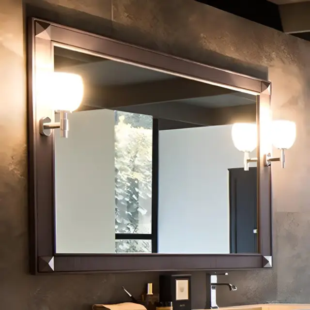 Зеркало для ванной Arbi AUGUSTO S339(18 )+V021(2шт ) матовый лак cacao