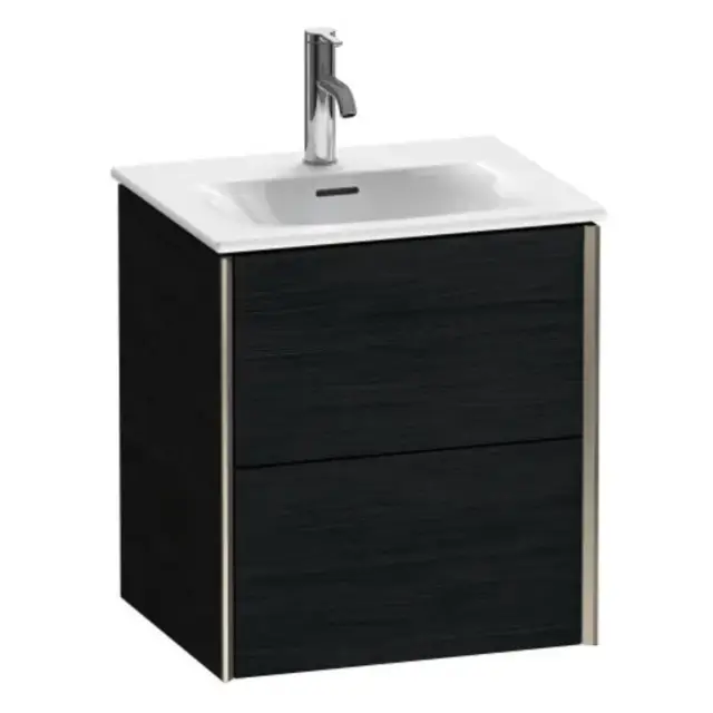 База под раковину Duravit XViu XV41310B116 Black Oak-16/рама champagne матовый-B1