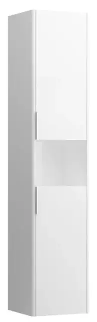 Колонна 2 дверки DX/1 открытая полка 35*33.5*165h белый матовый-260