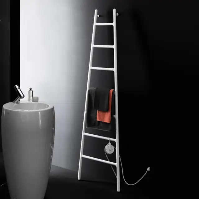 Полотенцесушитель электрический Tubes SCALETTA SCM7#185 RAL 9016 bianco opaco