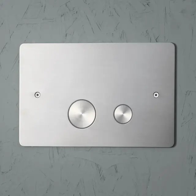 Клавиша Quadrodesign PC001/1.AS цвет-BRUSHED STEEL