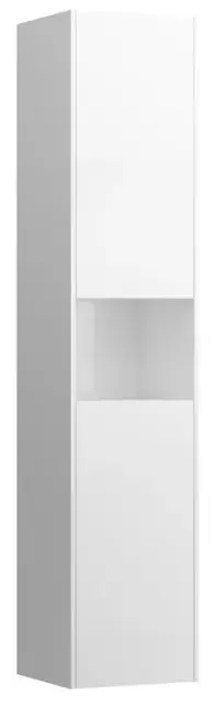 Колонна 2 дверки SX/1 открытая полка 35*33.5*165h белый глянцевый-261