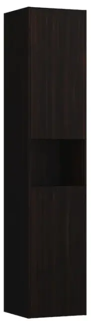 Колонна 2 дверки DX/1 открытая полка 35*33.5*165h темный вяз-263