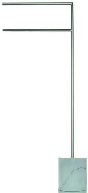 Держатель для полотенец Bertocci CARRARINO 124.4725.6050 мрамор Carrara/никель матовый