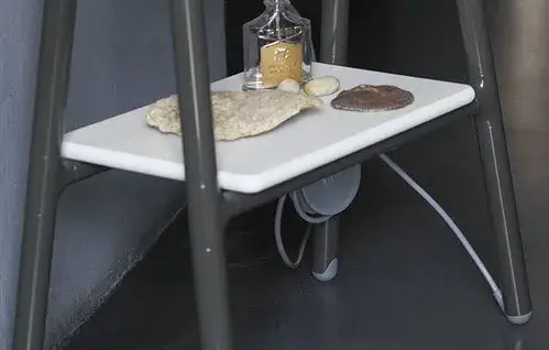 Полка для полотенцесушителя 36.8*26.1*1.5 LACCAATO BIANCO OPACO