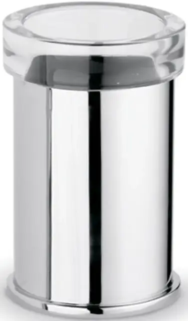 Стакан Bertocci ES 105.4030.0000 прозрачный хрусталь/хром