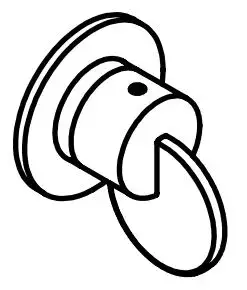 Ручка встраеваемого смесителя Nero opaco