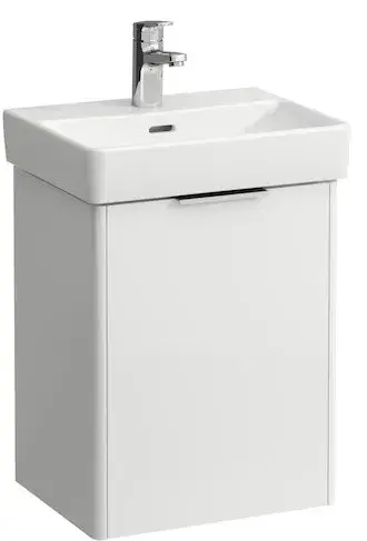 База под раковину LAUFEN BASE 4.0211.2.110.261.1 белый глянцевый-261/ручка-алюминий