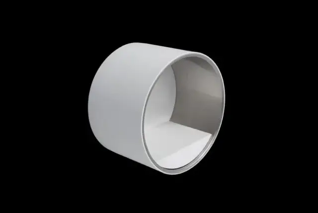 Полка для ванной Rifra CIRCLR AC 016 00 BIS белый / сатинированная нержавеющая сталь