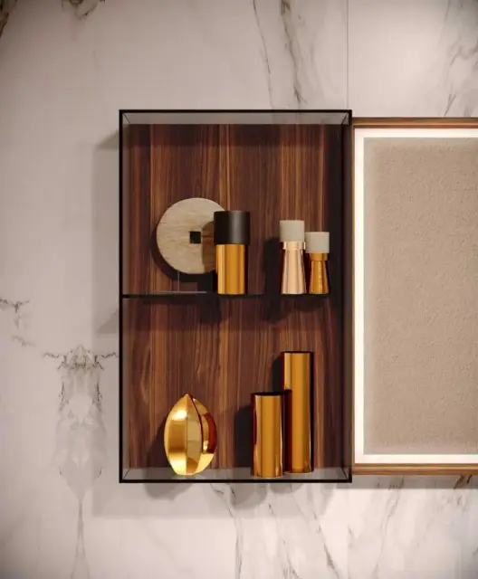 Стеллаж для ванной Oasis EDEN 0CMPPGI08015050.4 WALNUT-E012