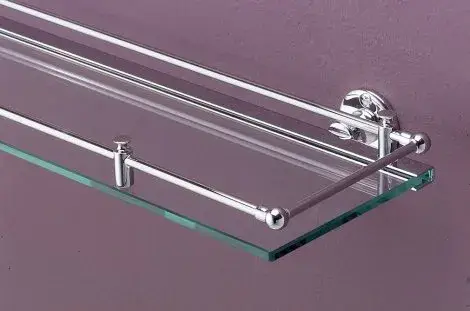 Полка для ванной Devon&Devon First Class DD33024CR хром, стекло прозрачное