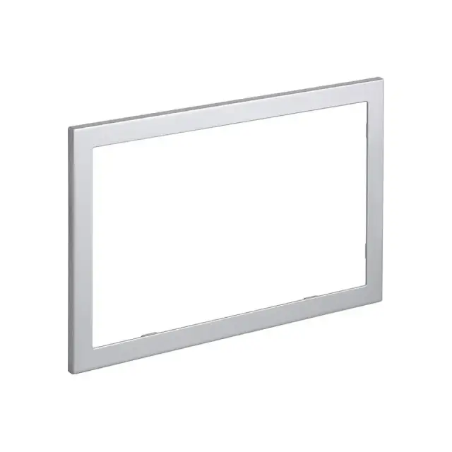 Рама облицовочная для клавиши смыва, 24.6*0.6*h16.4, полированный хром