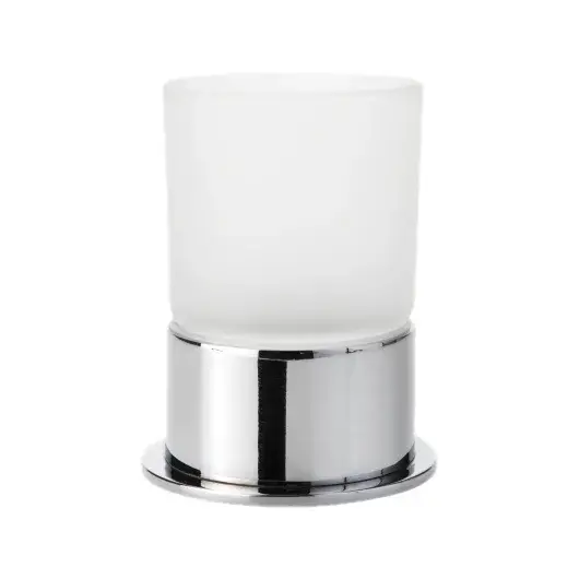 Стакан Bemeta OMEGA 138110061 хром/белый