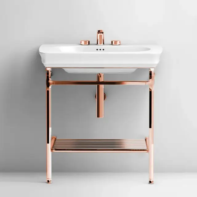 Консоль для ванной комнаты Art Ceram CIVITAS CIA002.77 розовое золото